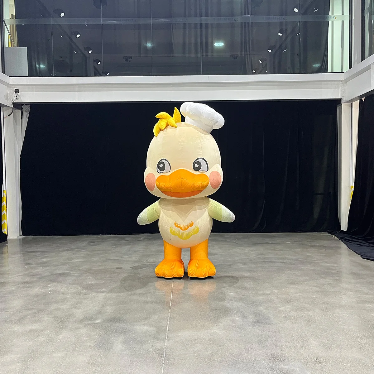 Custom Inflatable Costume Mascot Duck Walking Inflatable Mascot Costume 2m Duckling Advertising Inflatable Costumes for Adults