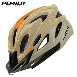 PEMILA 2024 nuovo casco da ciclismo ultraleggero berretto di sicurezza da ciclismo casco da bicicletta MTB per donna uomo attrezzatura da corsa visiera per casco da bici