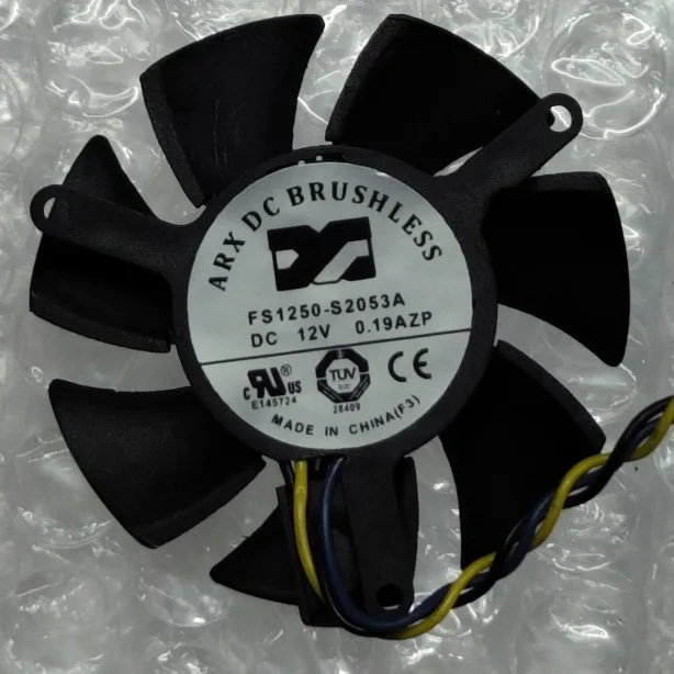 

Freight free new original Gigabyte GTX1050/1050Ti FS1250-S2053A 12V 0.19A graphics card cooling fan