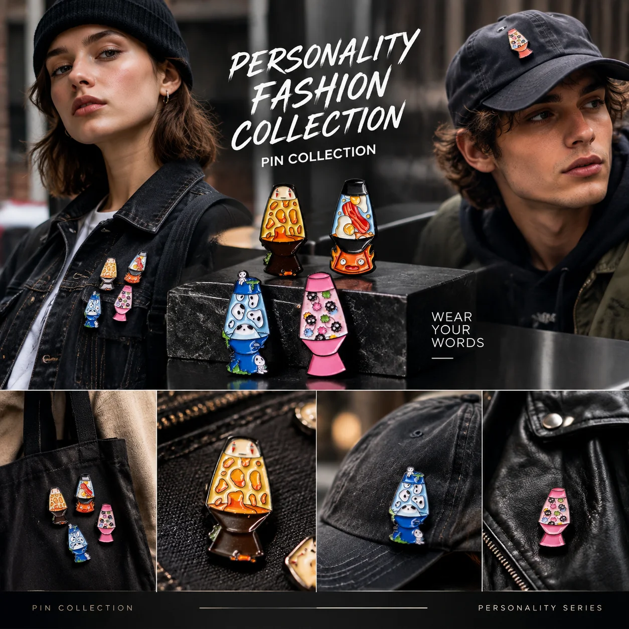 Classic Japanese Anime Style Hot Selling Alloy Brooch Badges Clothing Backpack Accessories Pins Cross Border Foreign Trade