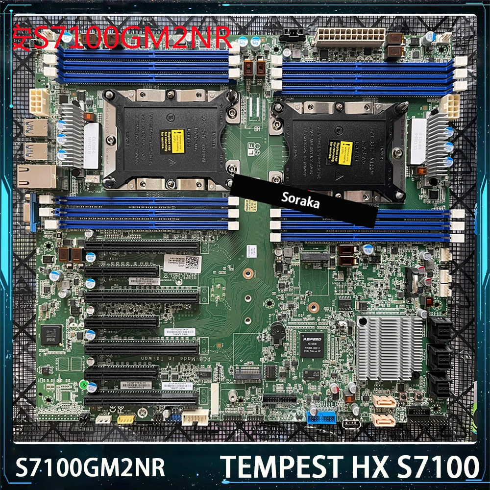 

New S7100 S7100GM2NR Server Motherboard For TYAN C621 LGA3647 M.2 DDR4 ECC USB3.0 SSI EEB Works Perfectly Fast Ship High Quality