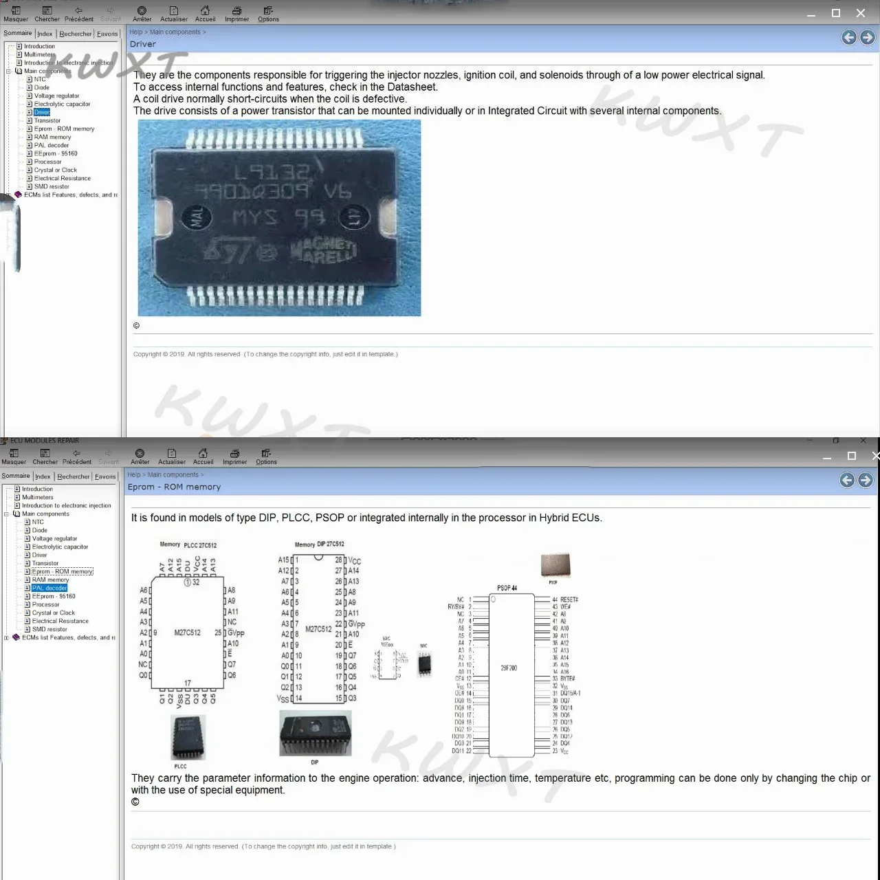 2023 ECU Repair Software ECU Modules Repair Pinout Immo Location Including Multimeters Transistor EEprom Defects Car Repair Tool