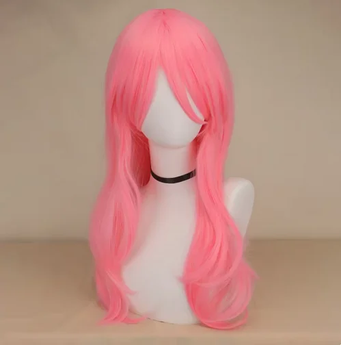 

Anime Fluttershy Cosplay Synthetic Wig Long Curly Wave Hair Pink Wig Cosplay Cosplay Wigs Heat Resistant Wigs Hair