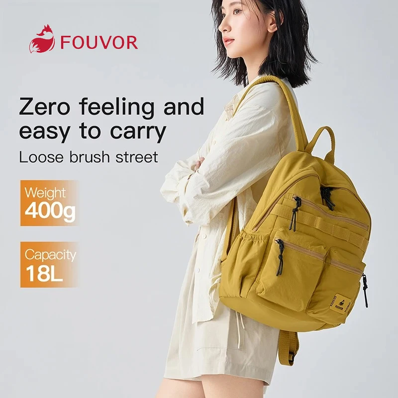

Дорожные рюкзаки Fouvor, удобный нейлоновый водонепроницаемый женский рюкзак, большие легкие удобные школьные рюкзаки 3072-06