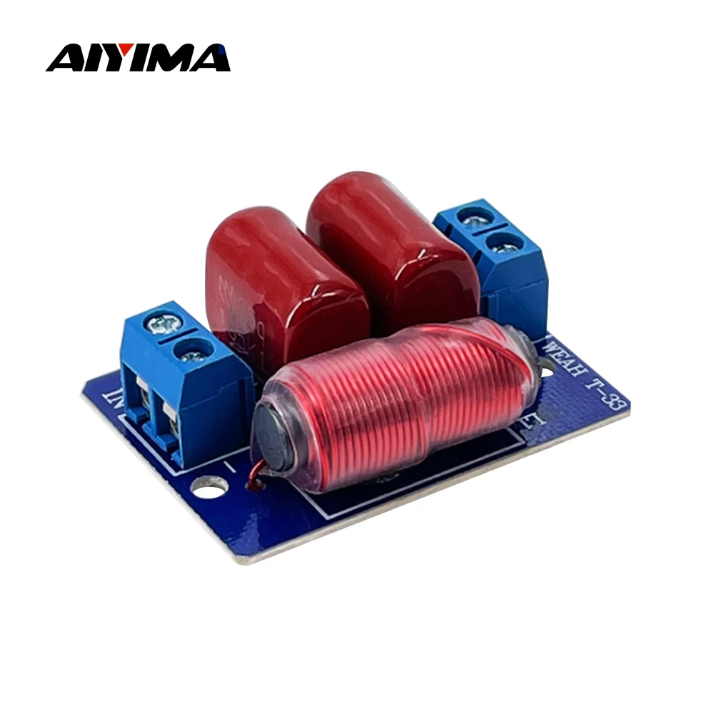 AIYIMA 1Pcs Pure Tweeter Crossover 80W Speakers Frequency Divider HiFi Home Theater Car Audio Upgrade Treble Speaker