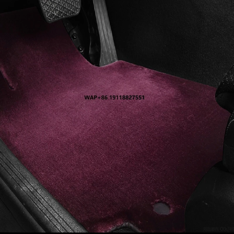 

Wholesale Manufacturer Cashmere Fiber Car Carpet Foot Mats for