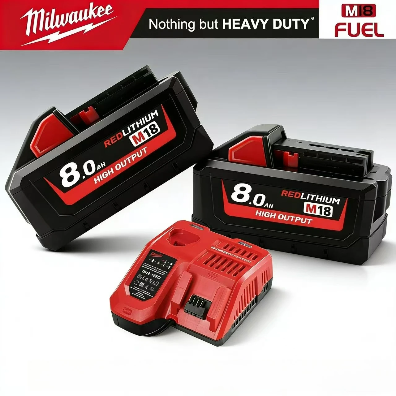 

Milwaukee 18V battery M18-HB5 high energy battery 21700 8Ah 12AH ,for original Milwaukee M12-18FC charger 48-11-1815