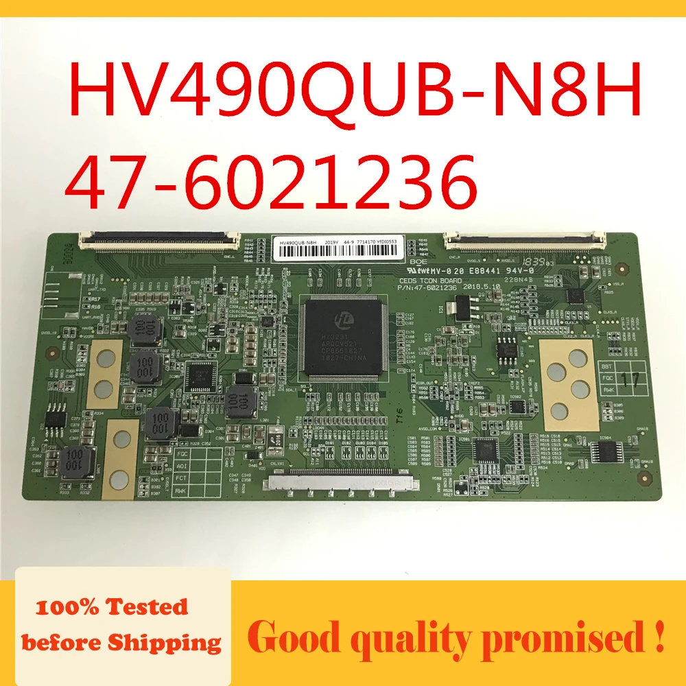 

HV490QUB-N8H 47-6021236 T-Con Board for TV Display Equipment T Con Card Original Replacement Board Tcon Board HV490QUB N8H