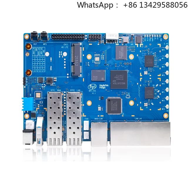 Banana Pi Bpi-r3 Mediatek Mt7986 Quad Core Processor Motherboard 2g Ddr4 8g Emmc Flash Openwrt Open Source Smart Router Board