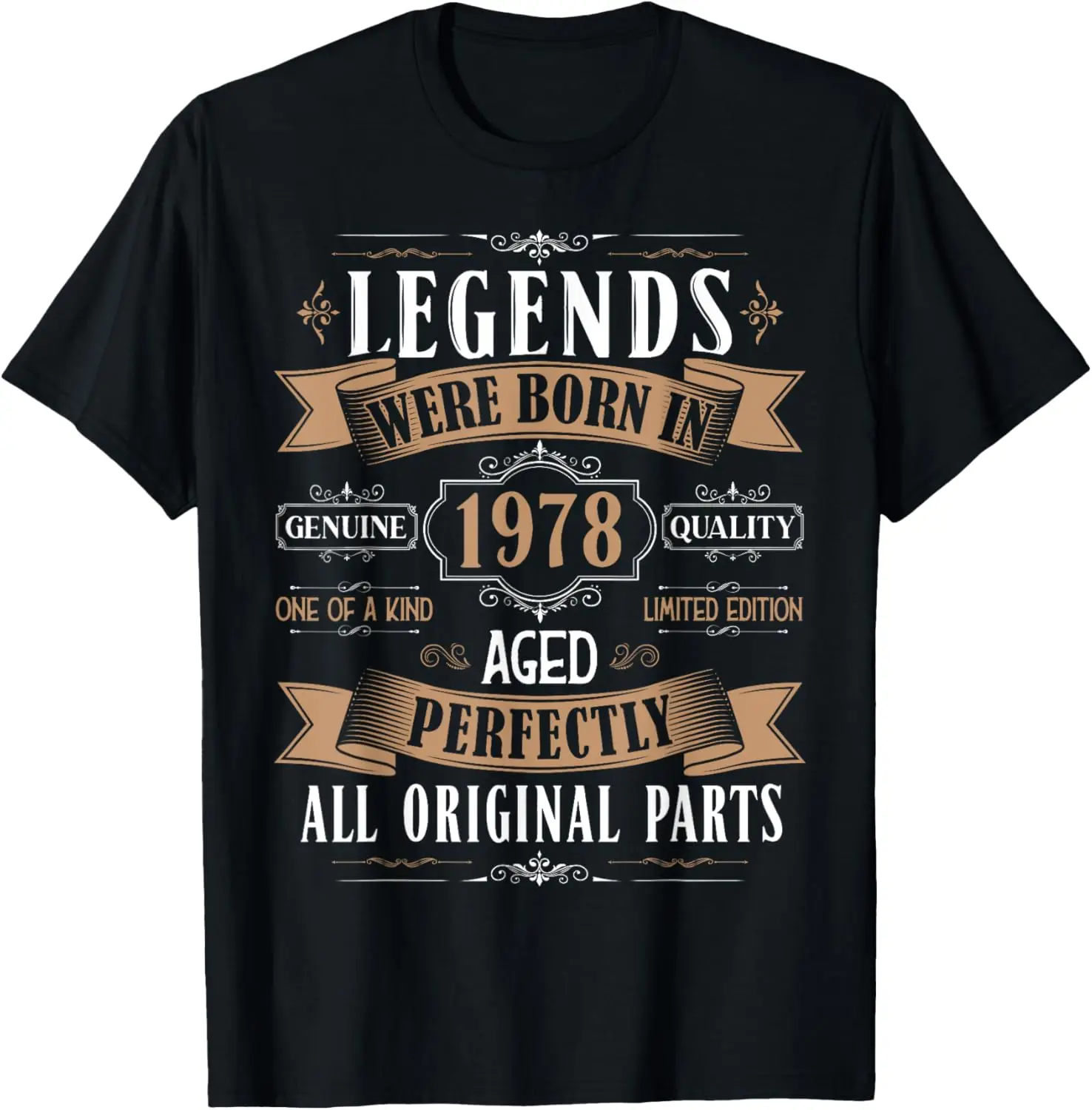 

Legends Born In 1978 47th Birthday 47 Years Old Bday Men T-Shirt