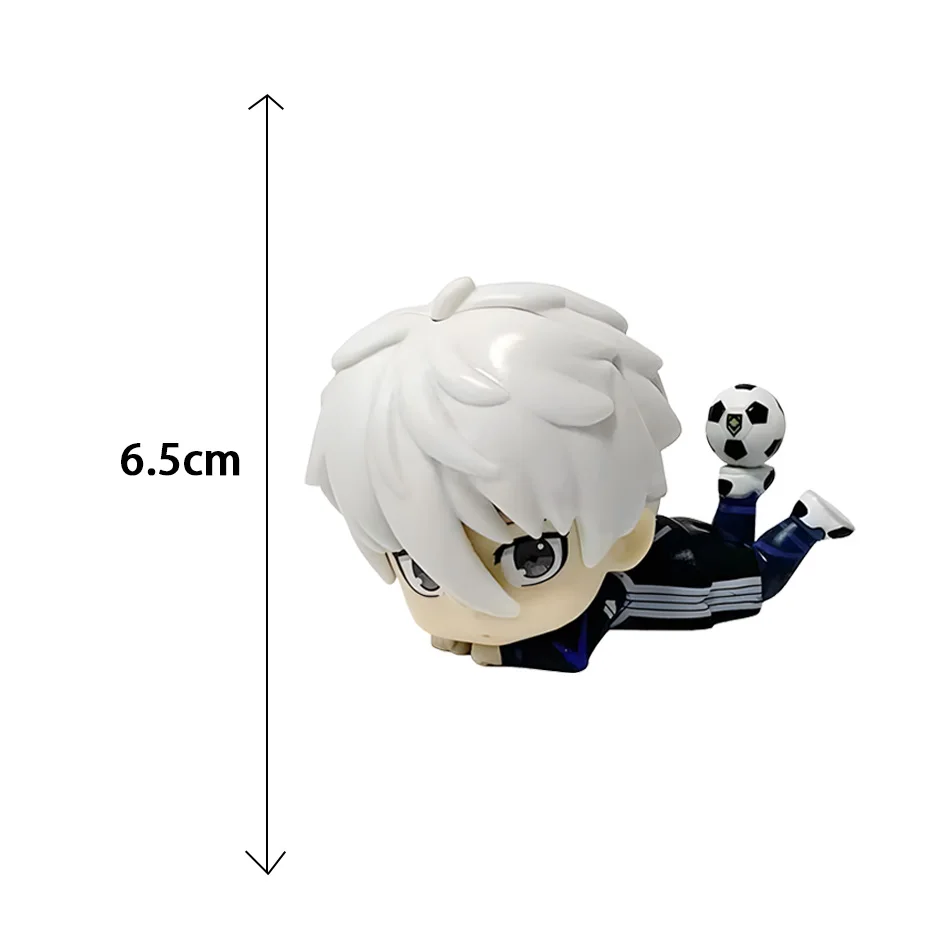 Anime lindo Nagi Yisagi Isagi Yoichi figura de acción sentada muñeca de PVC modelo de mesa periférico de animé juguetes creativos regalos