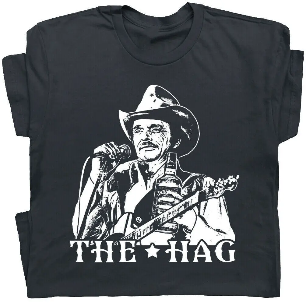 Merle Haggard The Hag Men T-shirt Black Unisex All Sizes 92