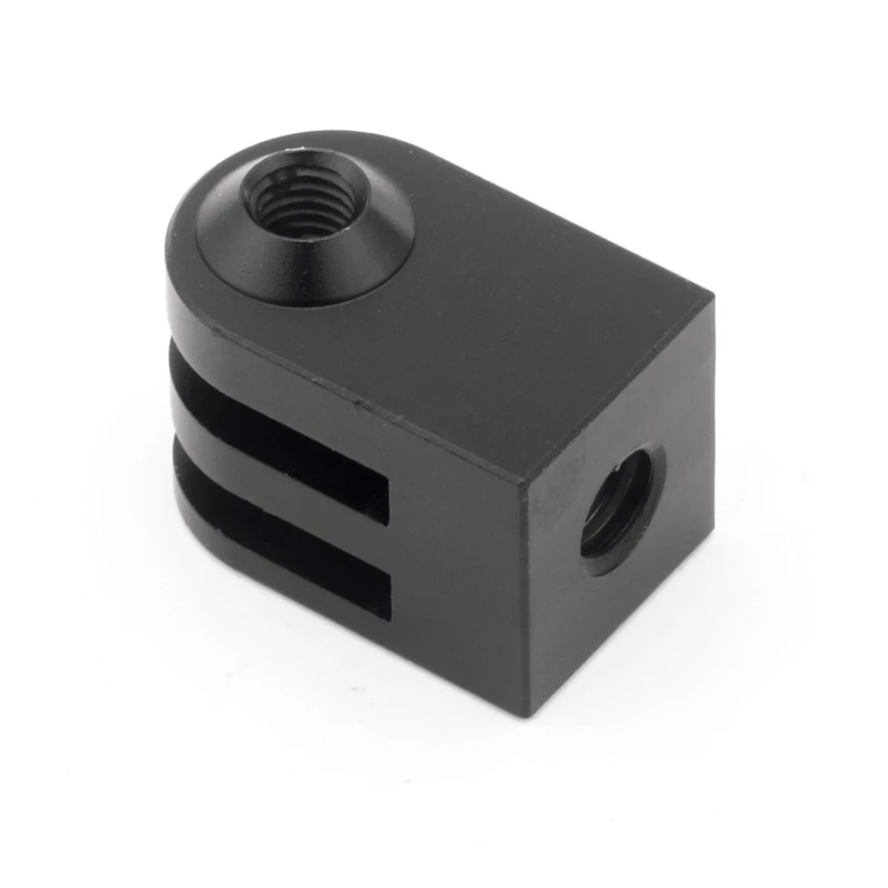 Adaptateur de Bras Pivotant à Percussion Rotative, Résistant à 360, pour Appareil Photo Gopro Fore3 3 + 4, Noir et CNC, Mini Trépied en Alliage d'Aluminium