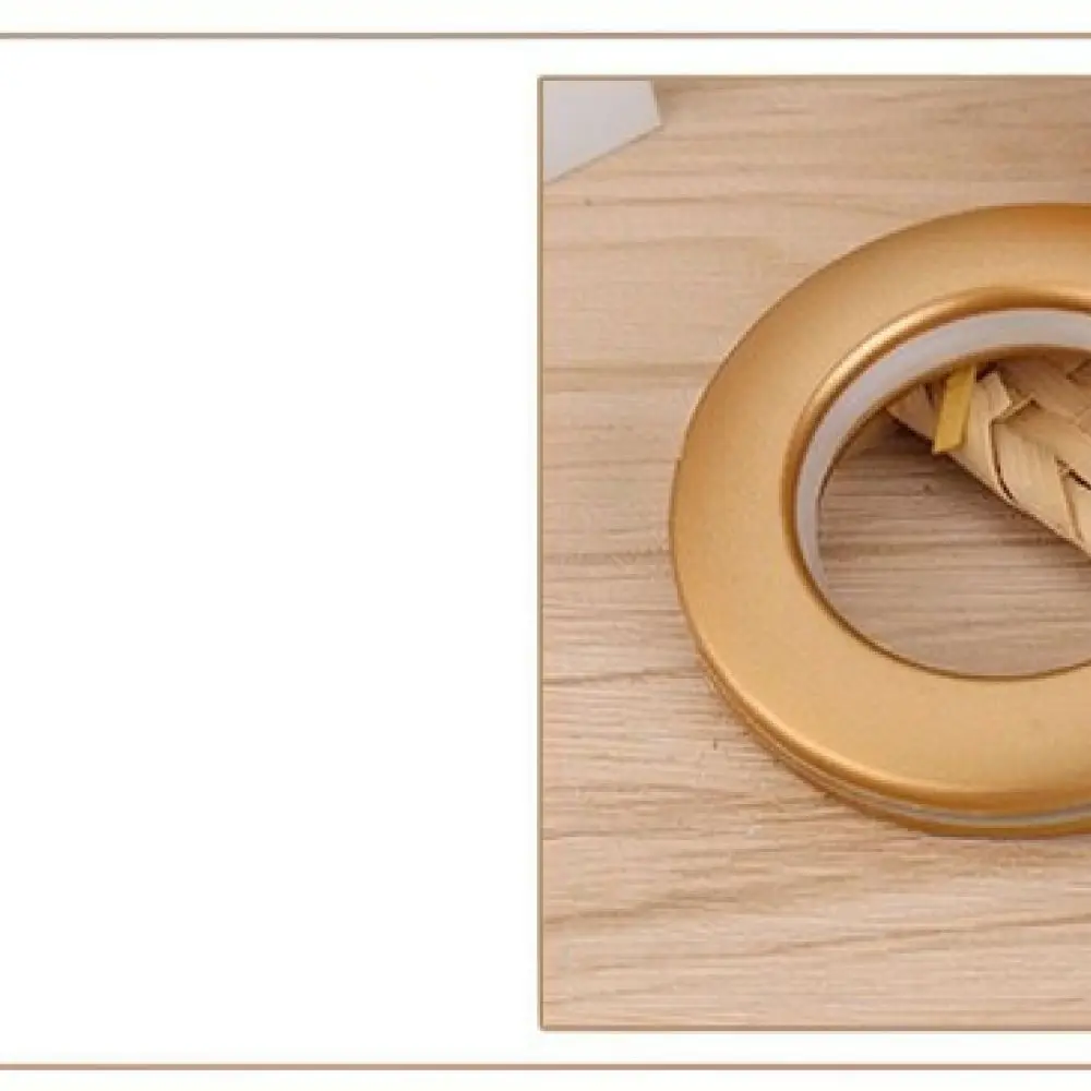 Decorative Plastic Curtain Eyelets For Roman Poles Rings Hanging Accessories Smooth Glide Durable Window Drape Hardware
