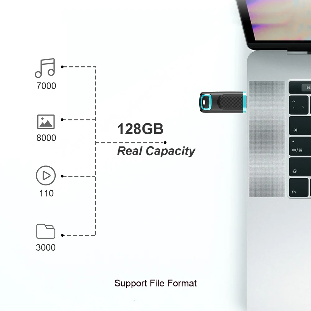 USB-флеш-накопитель TOPESEL, 32 ГБ, 3,0 дюйма, 64 ГБ