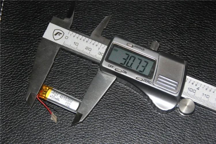 Pacote de bateria de polímero de lítio de 3,7 V 401030    BT2010 fone de ouvido Bluetooth núcleo de carregamento BT0202 célula de íon de lítio recarregável