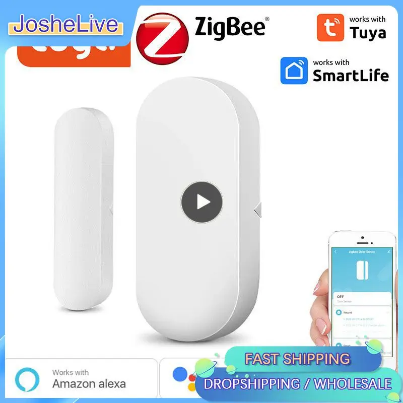 

Tuya Smart WiFi Door Sensor Door Open / Closed Detectors Compatible With Alexa Home Smar tLife APP Free Customised LOGO