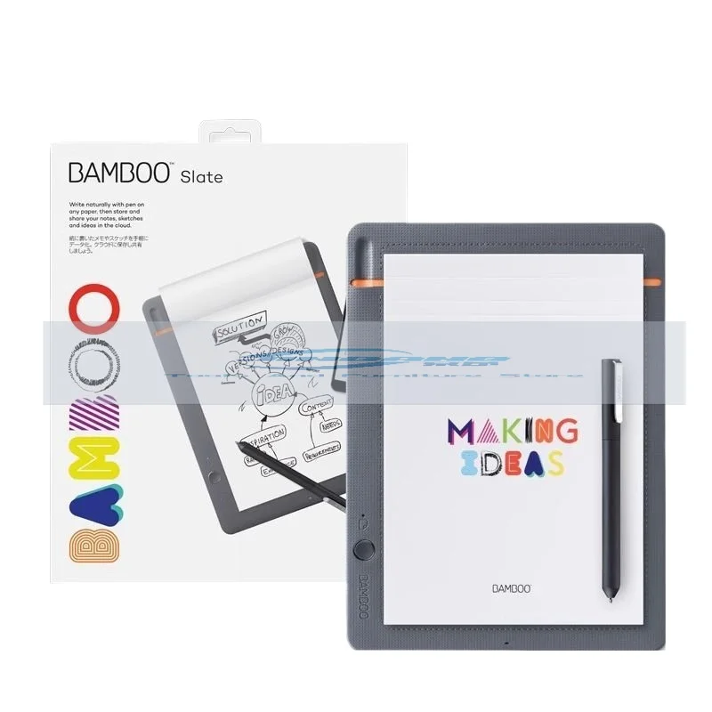 

Wacom Single Open Smart Pen Notepad BambooSlateCDS610 Electronic Handwriting Sketch Learning Digital Book