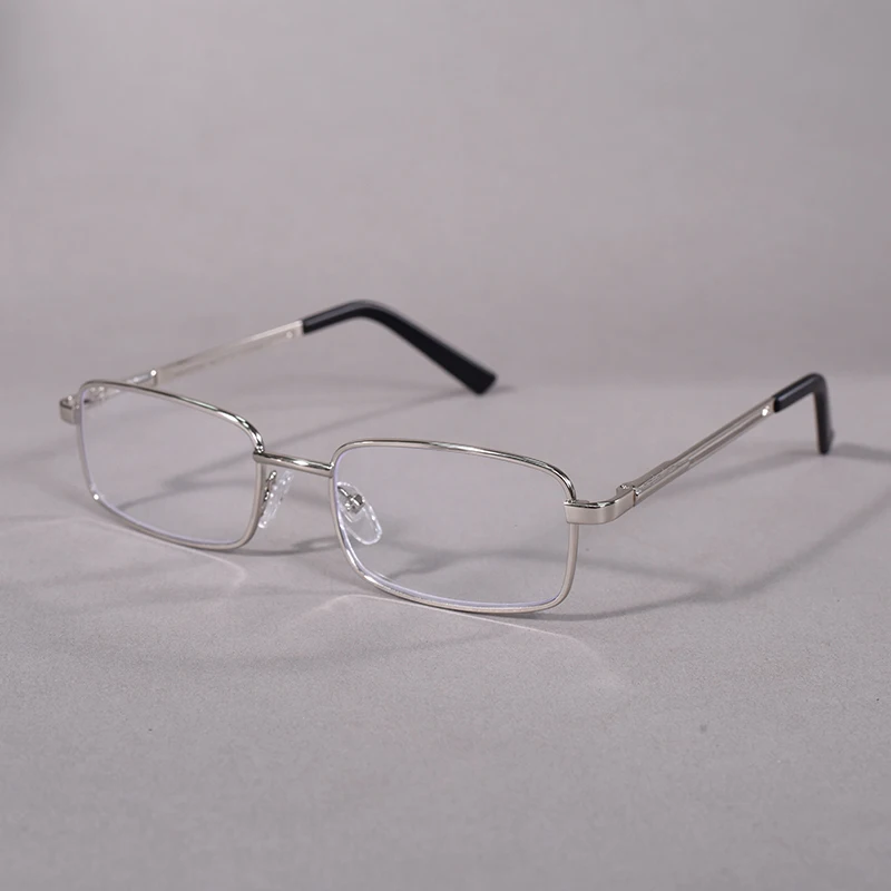 Anti-Blaulicht-Lesebrille für Männer, Metall, großer Rahmen, Leser, Lupe, Presbyopie-Linse, Brillen, Dioptrien + 1,00 + 150 + 200 – Detail 19