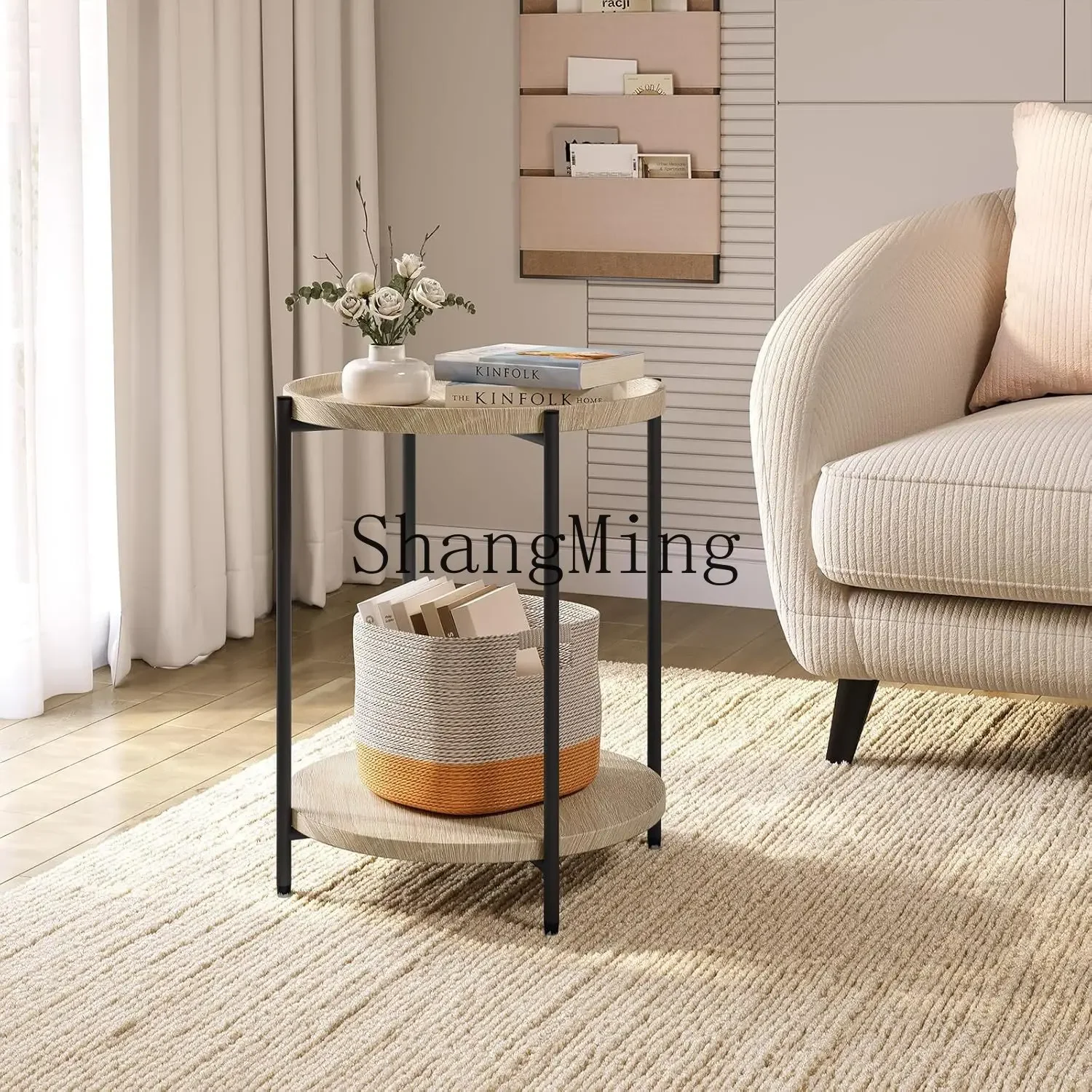 FG ضوء تأثيث المنزل الفاخر شقة صغيرة أريكة طاولة جانبية الحديثة طاولة بسيطة طاولة القهوة لغرفة المعيشة #3