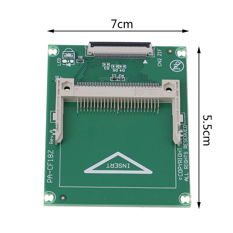 1.8-calowa, 50-pinowa, kompaktowa karta pamięci Flash CF do adaptera karty SSD HDD