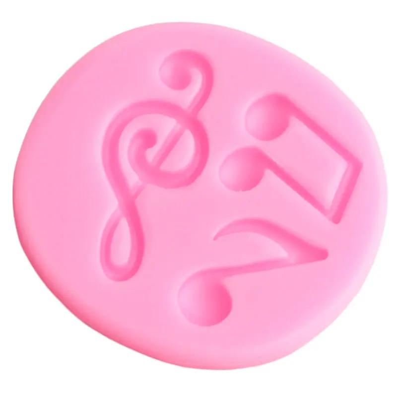 Music Notes Silicone Mold Chocolate Making Mould DIY Party Cupcake Topper Fondant Cake Decorating Tools Candy Clay Resin Moulds