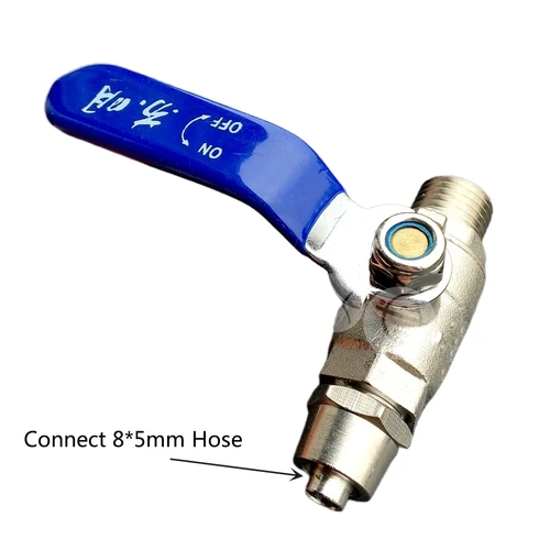 Interruptor Dental de 2 piezas, válvula de bola 1/4, piezas de compresor de aire, accesorios dentales