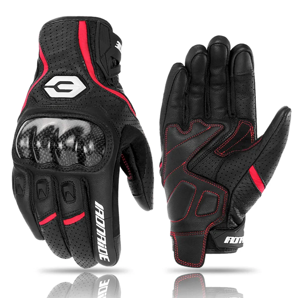 

Wear-resistant Gloves Motocross Anti-fall Cycling Moto Gloves Motorcycle Gloves Carbon Fiber Protective Gloves M-2XL