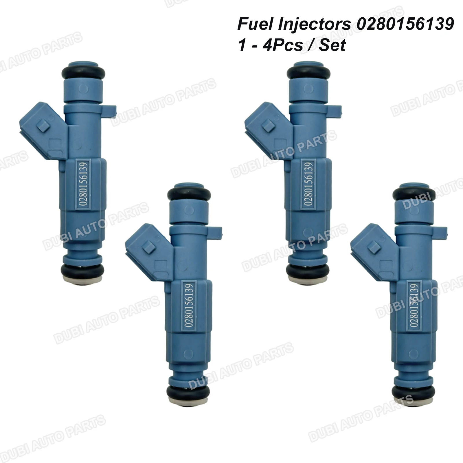 

1-4X Fuel Injectors 0280156139 FOR PEUGEOT 307 CC 2.0 16V 2003-2009 206 2.0 2003-2007 CITROEN C4 2.0L 2004-2010 1984F3 96428727