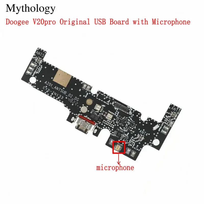 For Doogee V20 Pro USB Board Microphone Original Charger Circuits Dock Connector Mobile Phone Accessories