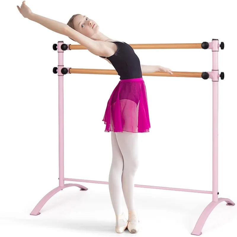 Standing Adjustable Double Ballet Barre System Stretch Dance Bar Stretch Ballet Dance Balance Training Barre