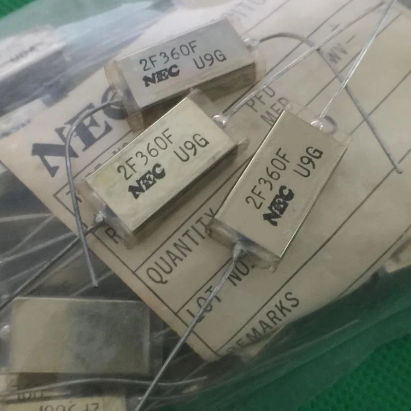 NEC 500V6PF 500V9PF 500V10PF 500V11PF 500V24PF 500V30PF Thermal axial silver oil-immersed mica capacitor High precision 1pcs