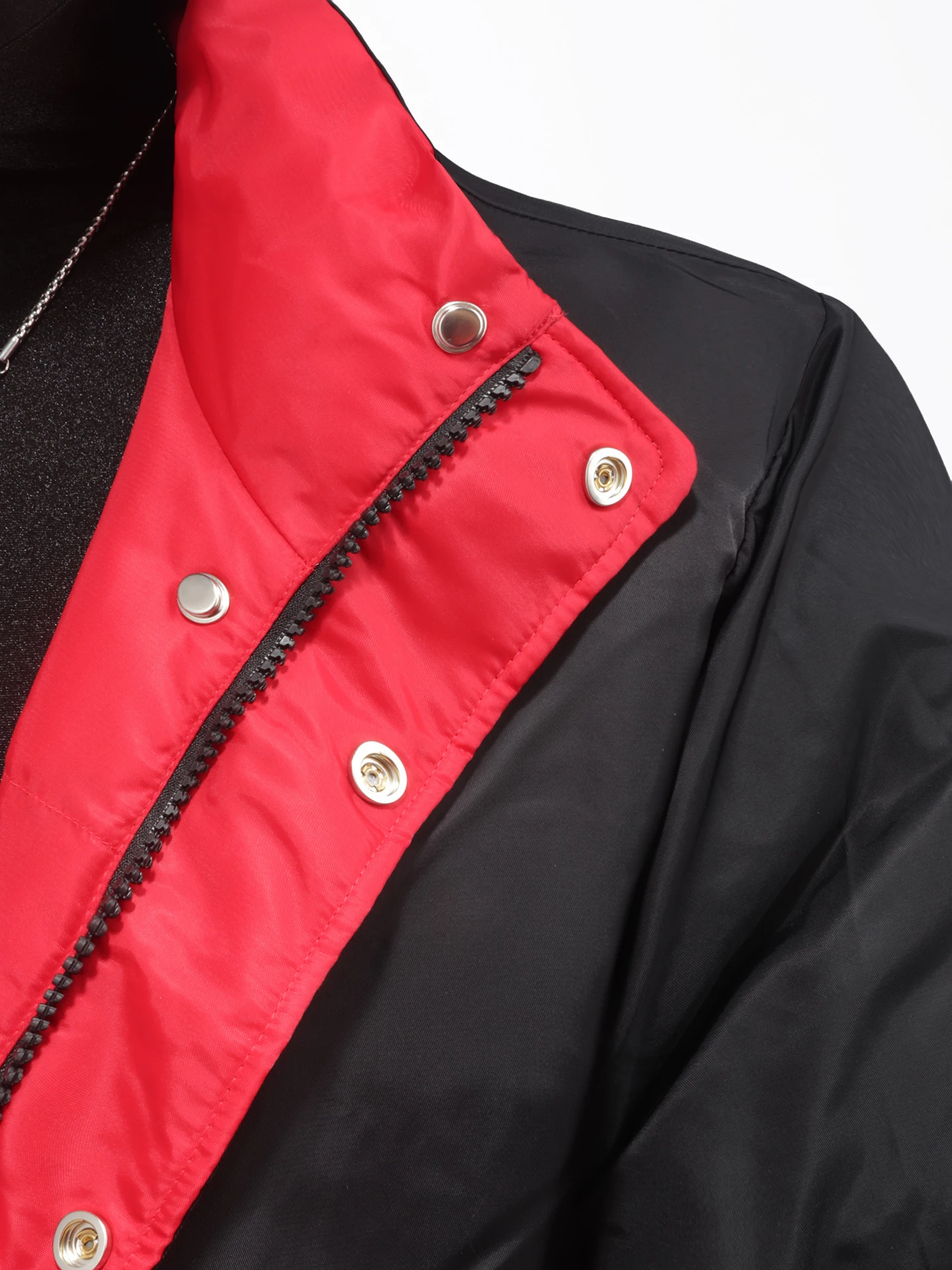 الراقية على الوجهين ارتداء سترات الموضة 2025 الرجال الخريف جديد فو قطعتين تنوعا تصميم معاطف طويلة الأكمام سترات سترات #3