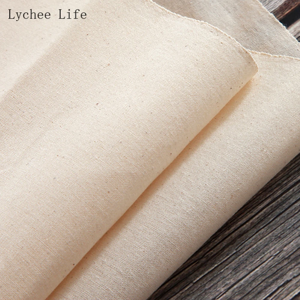 Lychee Life Doll Skin Fabric Solid Color Plush Cloth Sewing Fabric 100% Cotton Patchwork Fabric For Toys Diy Sewing Crafts