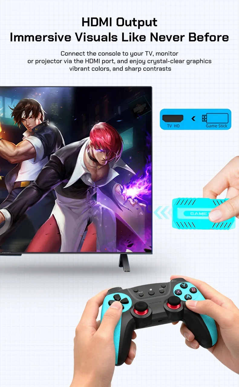 128Gb U36 Game Stick Retro Tv Game Console With 50000+ Classic Games 40 Multi Simulators Plug Play Video Gaming Machine For Gift S5472Dfc166D84C8E8F7Caade9A08D8Ecm