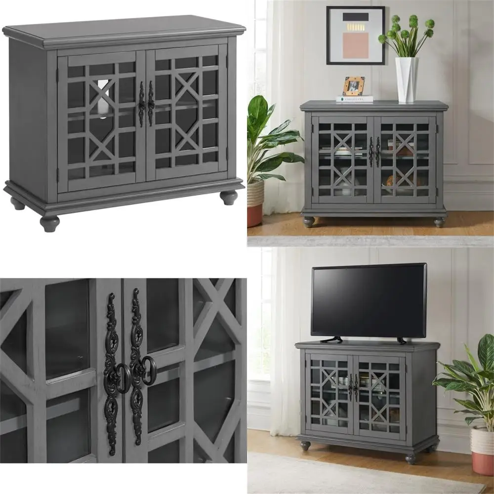 meuble tv élégant pour petits espaces gris