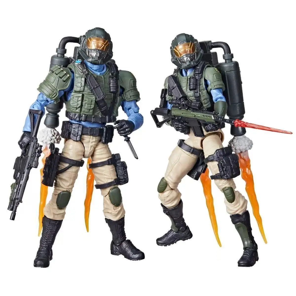 

Hasbro Gijoe Спецназ No 95 Steel Powerhouse Double Outfit 6-дюймовая экшн-кукла
