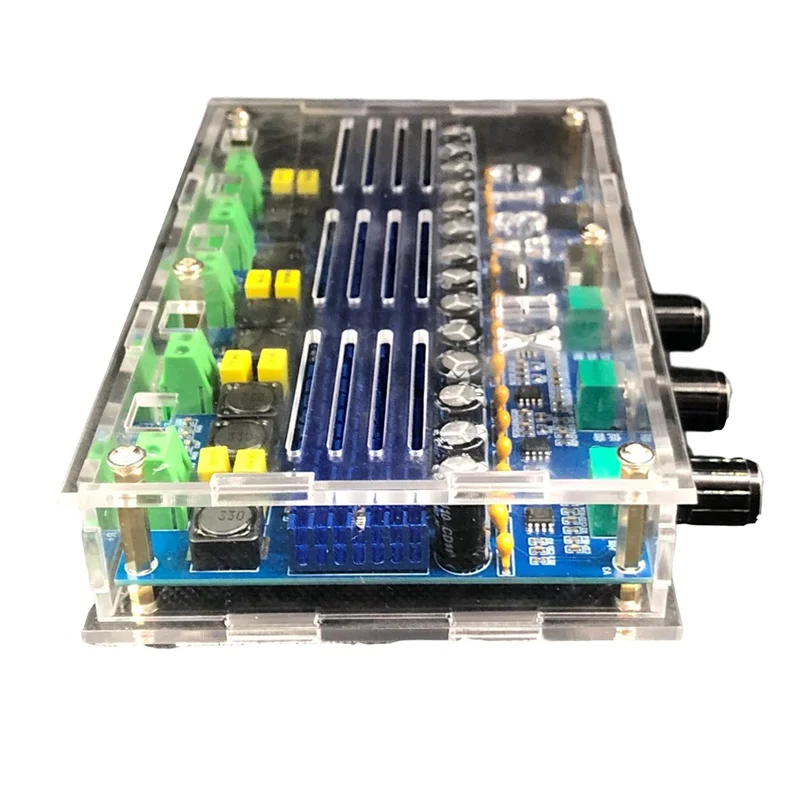 JABS-XH-A310 Bluetooth 5.0 Amplifier Board TPA3116D2 4 Channel Digital Power Audio AMP Dual Bass Subwoofer Home Theater