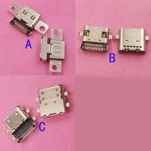 1-10szt USB Typ C Port ładowania DC Jack Wtyczka Złącze Do Lenovo ThinkPad R14 E14 E15 L15DC L15 L14 Gen2 7000-13 13IKB