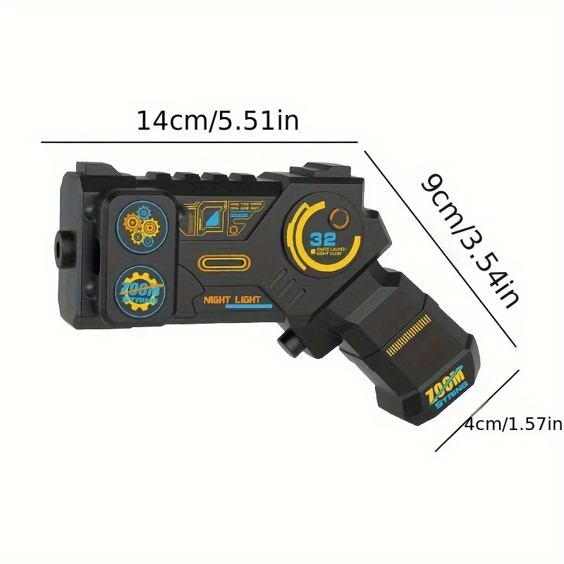 暗闇で光る発光ストリングロープランチャー ワンクリックインタラクティブストレス解消おもちゃ 子供向けパーティーギフト