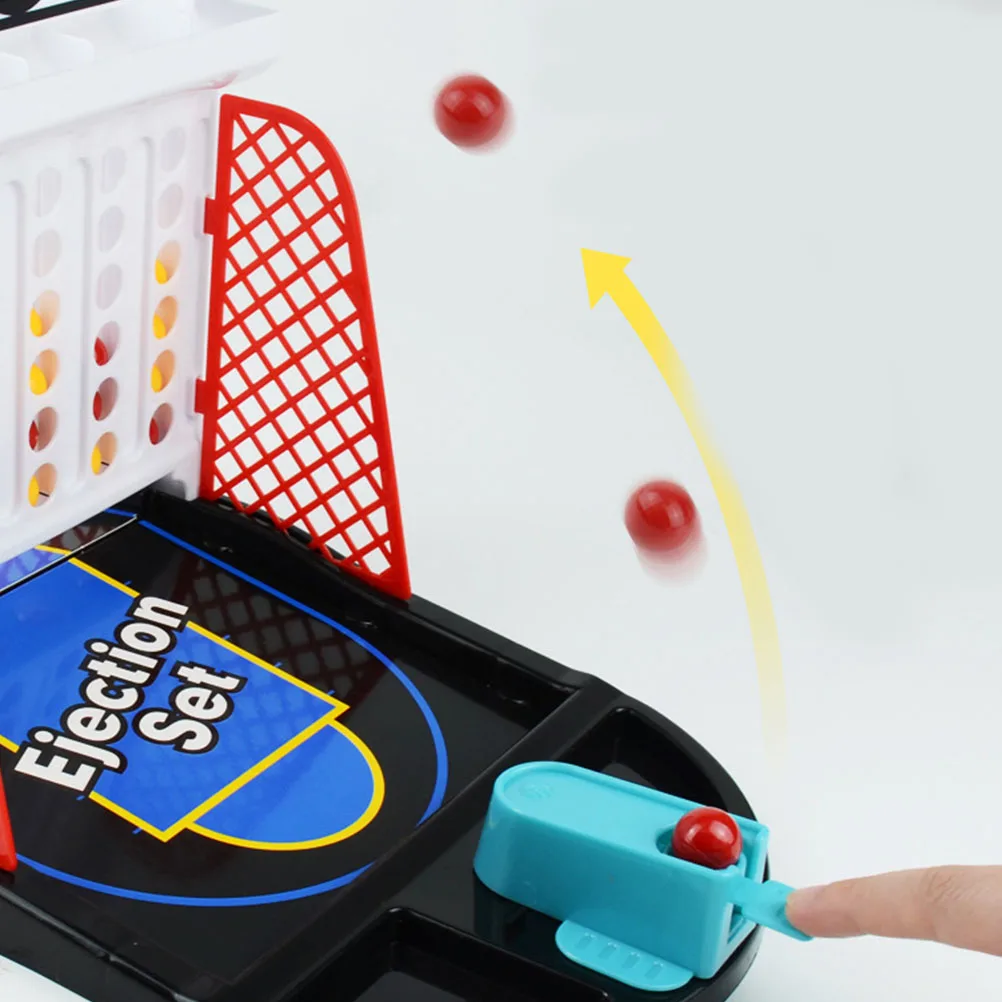 

Plastic Catapult Basketball Machine Toy Kids Two player Game Desktop Gym Decor Stress Relief Assemble