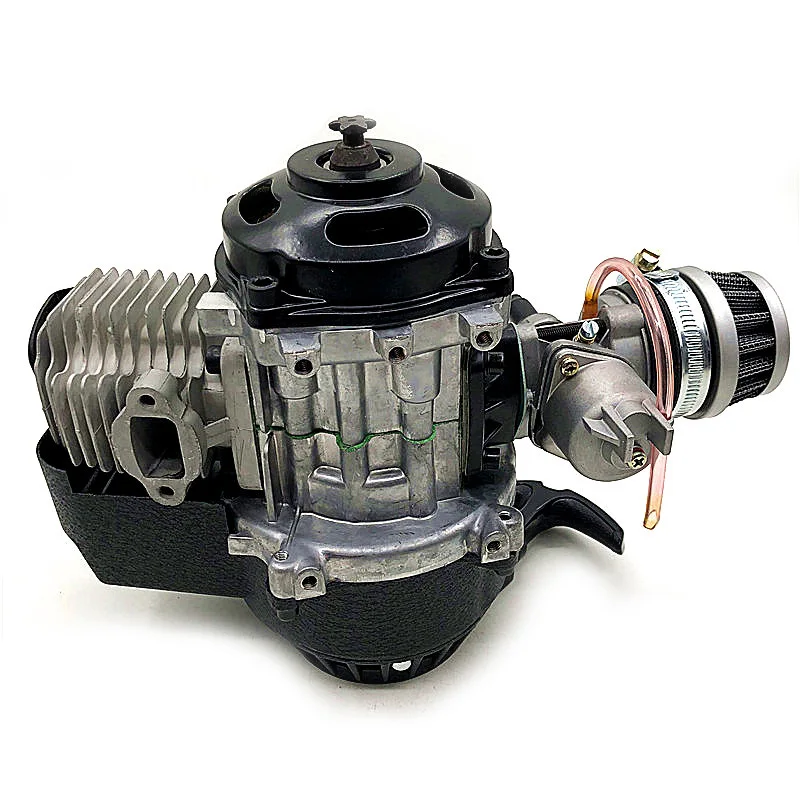 49cc Silnik gazowy 2-suwowy Łatwy rozruch 25H Zębatka Przekładnia Filtr powietrza Do Mini Pocket Pit Quad Dirt Bike ATV Scooter — zdjęcie 5