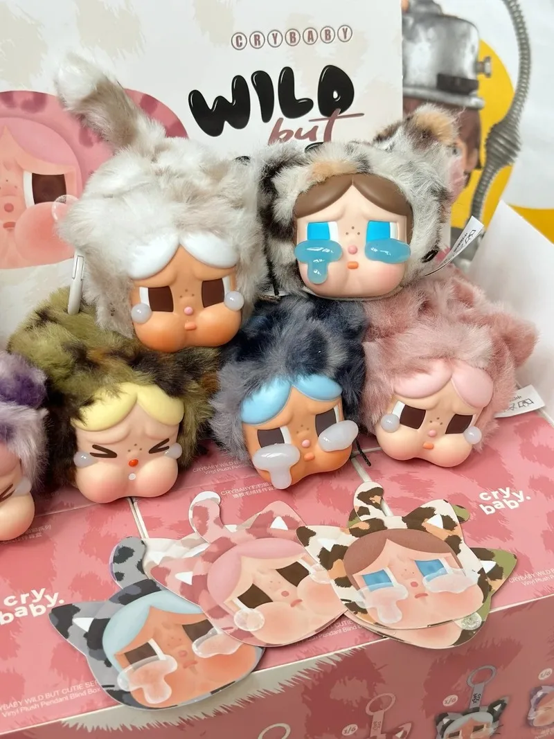 Genuine Pop Mart Crybaby Wild But Cutie Series Vinyl Blind Box Toys Kawaii Surprise Mystery Box Toys Gifts