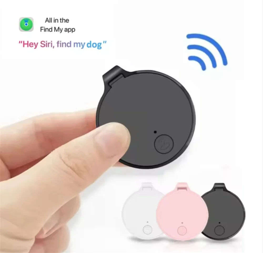 Airtag MFi Certified Small Mini GPS Tracker Alarm Air Tags Key Finder Beacon for Vehicle Child Pet Dog Collar Tracking