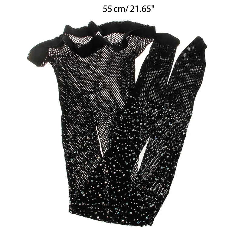 Blingbling Legging Mesh Socks Rhinestone Hollow Out Pantyhose Solid Diamond Toddler Kids Little Girls Glitter Stockings