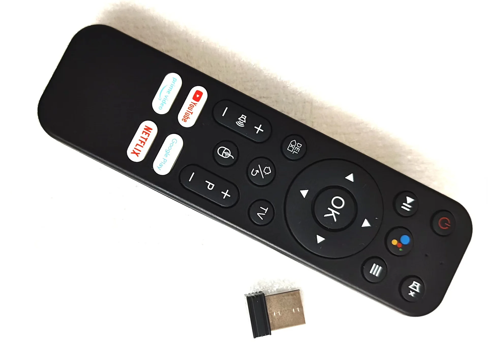 Universal Remote Control Google Voice Bluetooth TV Remote for Samsung Smart TV, Android TV Box/Stick, Netflix/Amazon Prime Video