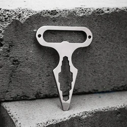 Multi-Funktion Selbst-Verteidigung Keychain Mit Flasche Opener Wasserdichte Tragbare Defensa Persönliche EDC Werkzeug Stinger Schlüssel Schraubendreher