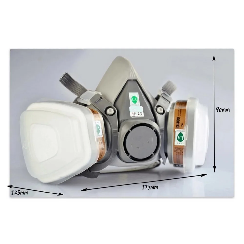 Imagem -06 - Máscara Respiratória Facial Completa de Vapor Orgânico Quente Máscara de Gás Pintura Pesticidas Formaldeído Químico Proteção Profissional Respiratória