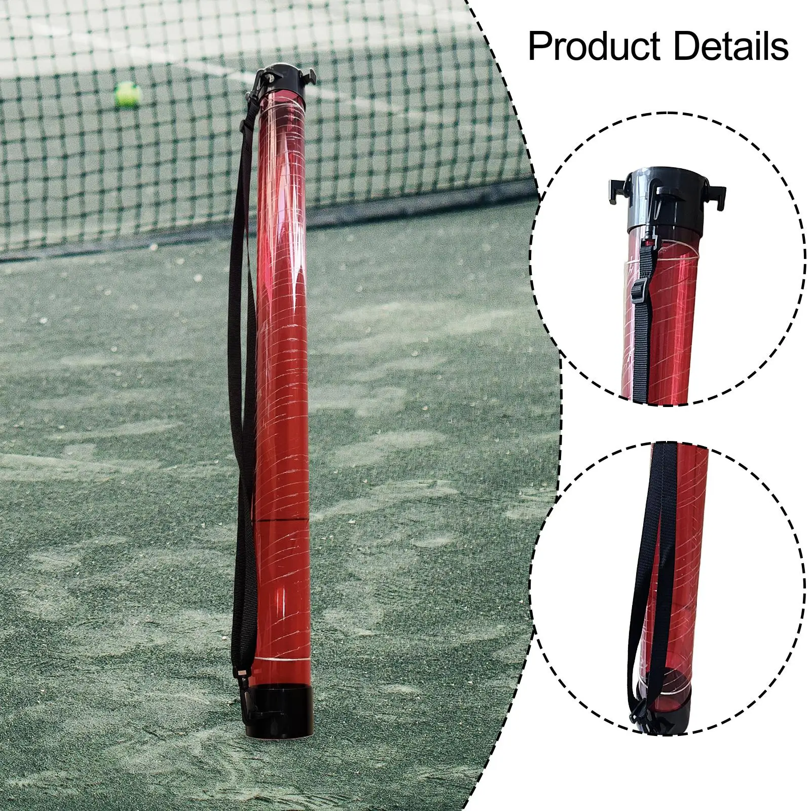 Tennis Ball Pickup Tool Carrier Portable Lightweight Pickleball Retriever Pickleball Ball Collector for Outdoor Sports Travel