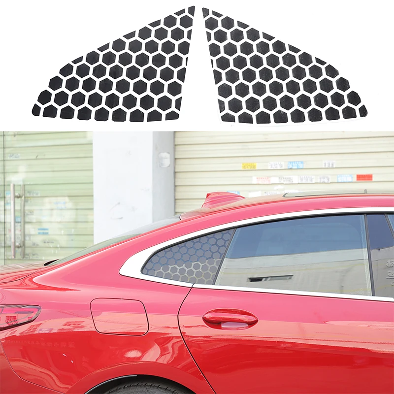 For F44 2 Series Gran Coupe 2020+ Exterior Styling Decals Honeycomb Style Rear Window Sticker 2PCS